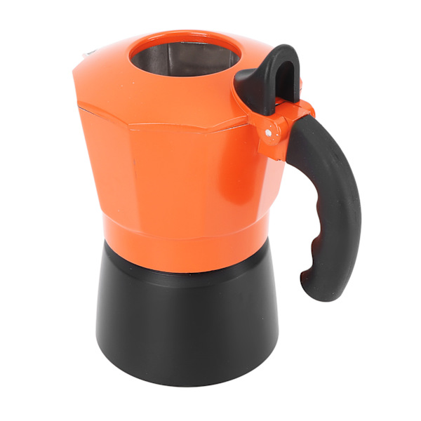Moka-kanna spisplatta kaffebryggare 2 ventiler aluminiumlegering värmebeständig värmeisolering kaffebryggare för kontor hem 300ml 6 koppar