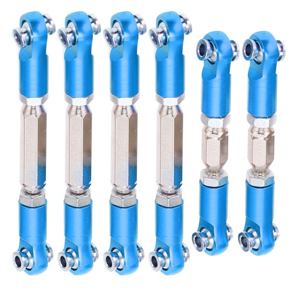 Aluminium Spændebøjle Camber Link Justerbar Camber Link med Stavænder til ARRMA Senton 1/10 RC Bil Blå