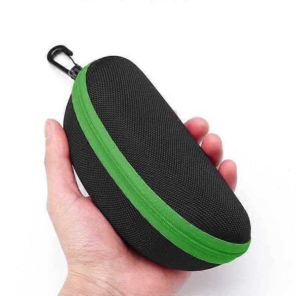 Hard Shell Zippered Sunglasses Case Portable Eyeglasses Pouch