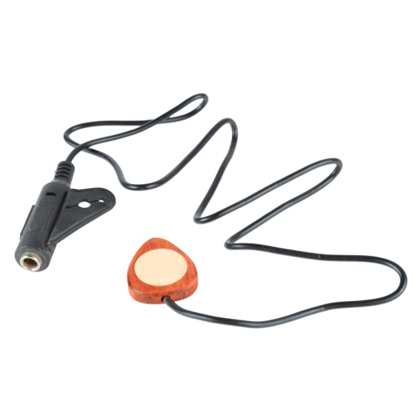 Piezoelektrisk pickup med hjerteform plukke kontakt mikrofon transduser for gitar fiolin Ukulele mandolin