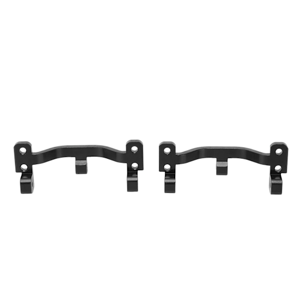 2 stk Aluminiumlegering Trækstang Base Metal Trækstang Basesæde til WPL C24 C14 C14K C24K 1/16 RC Bil Sort