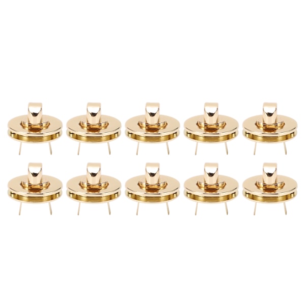 10 Set/Förpackning Väsklås Klassisk Stil 2.1x2.7cm / 0.8x1.1in Utbytbar Väskknäppning i Legering för DIY