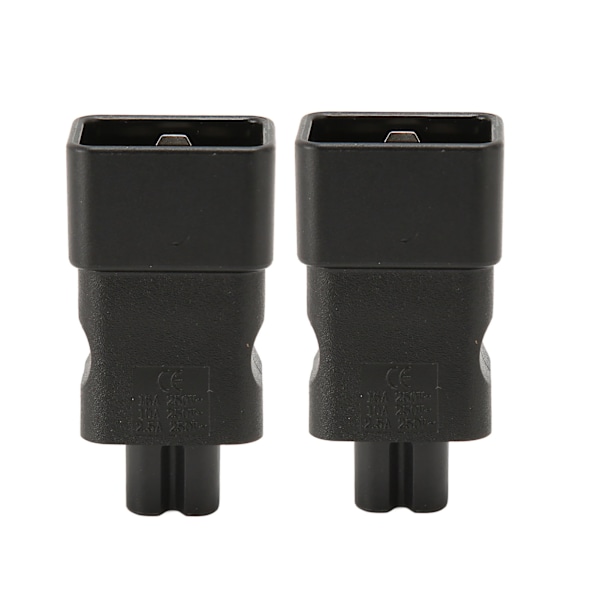 2 st IEC320 C20 till IEC320 C7 Strömadapter Plug and Play Förstärkt C20 till C7 Strömadapter för UPS PDU Server
