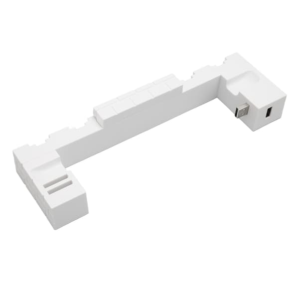 til Switch Opladningsstation Sikkerhedsbeskyttelse Controller Oplader Dock Station til Joycon Oplader Op til 4 stk til Switch OLED Hvid