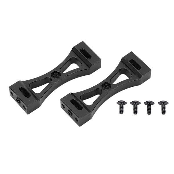 2 stk RC metalbjælke 53 mm længde Center fast montering aluminium til WPL B14 B16 B36 Q60 Q61 Sort