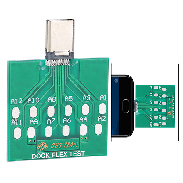 2 kpl Dock Test Board USB 5 Pin Akun Virran Latausportti Helppo Testauskorjaus Android Type C -puhelimelle (1)