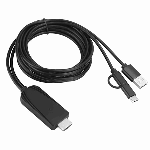 1080P HD USB C Adapterkabel Bluetooth Samme Skærm Kabel til Android Mobiltelefon