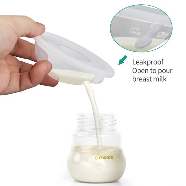2-pack bröstmjölksuppsamlare Bärbar bröstmjölksuppsamlare för gravida efter förlossning spillsäker återanvändbar