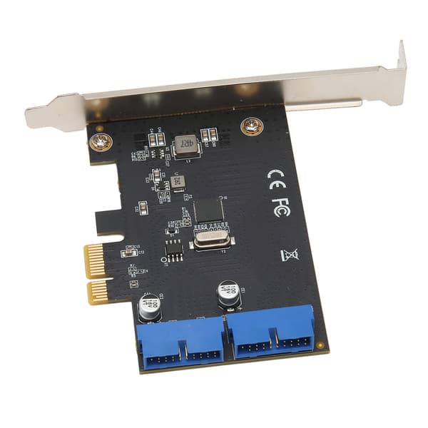 2 Port PCI Express til Dual 20pin USB 3.0 Kort 5Gbps PCI Express USB3.0 Kort Adapter til Desktop PC