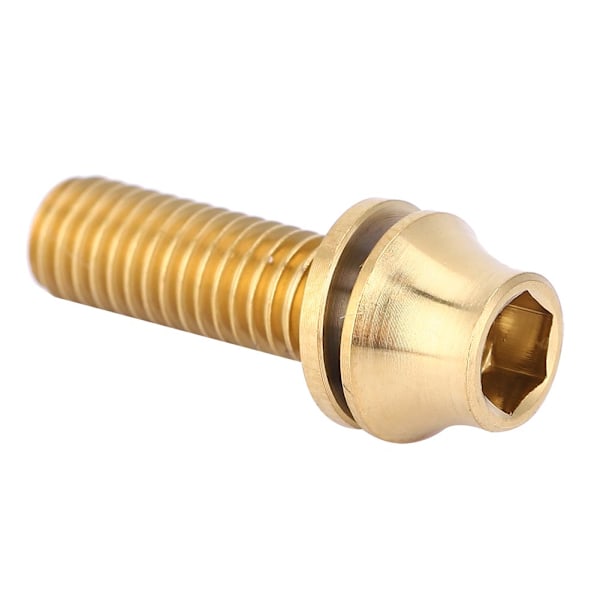 Polkupyörän titaaniseoksesta valmistettu juomapulloteline Ruuvipultti M5x12/16mm aluslevyllä (kulta M5x16)