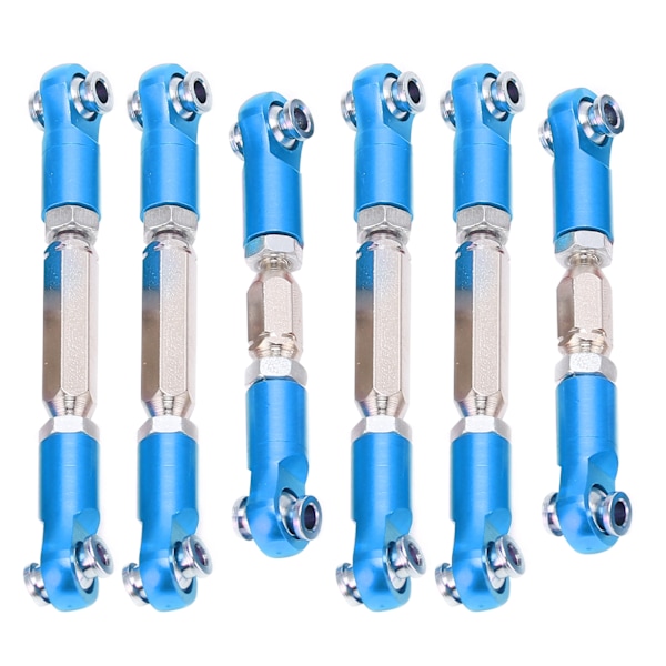 Aluminium Spændebøjle Camber Link Justerbar Camber Link med Stavænder til ARRMA Senton 1/10 RC Bil Blå