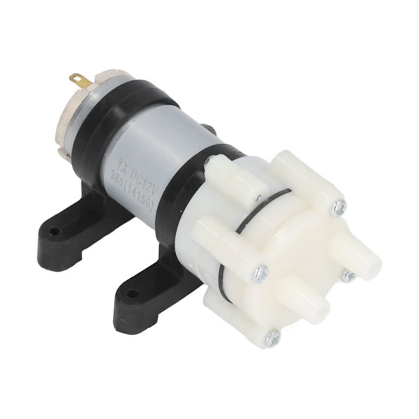 Lille membranpumpe mikro temaskine til akvarielaboratorium Analytisk 6 mm ID 8,5 mm OD R385 DC12V