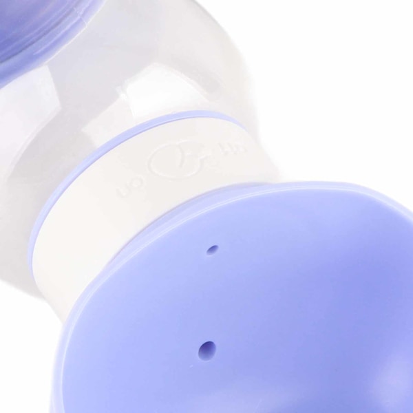 Hundvattenflaska Bärbar Söt Transparent Hundvattenmatare med Matning för Hundvattentillbehör 350ml 200ml Moln Lila