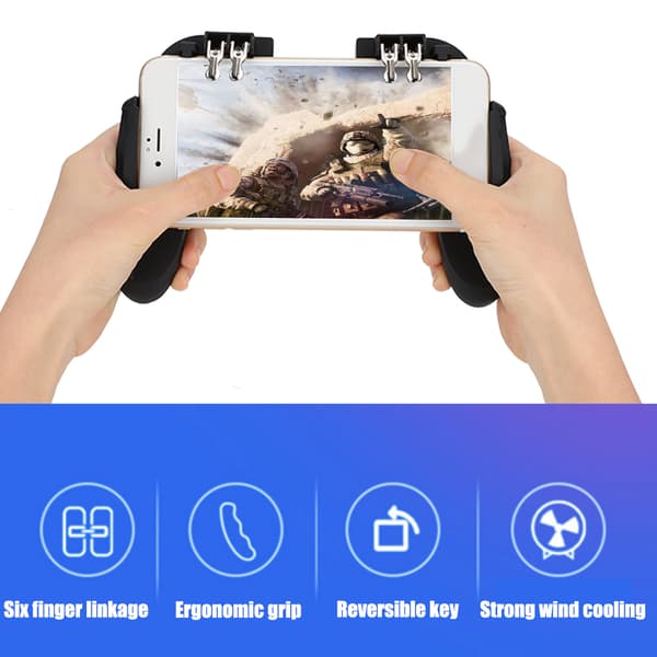 Mobiltelefon Spil Controller Joystick Køleventilator Dissipation Gamepad