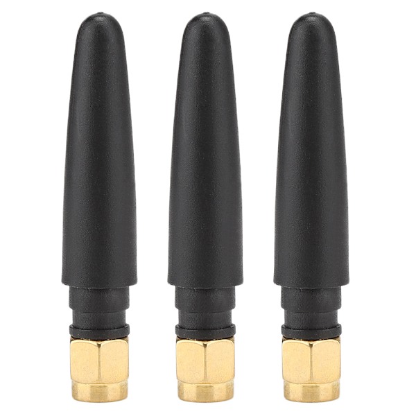 3 stk./sett 3DBi 2G/ 3G/ GSM GPRS Mini Bærbar Lettvekts Gain Antenne 5cm (Rett SMA Hann)