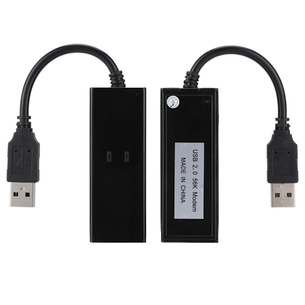 USB 56K Externt Uppringt Röstfax Datamodem Passar För Win7 Win8 Win10 XP