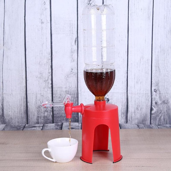 Håndtrykk kullsyreholdig drikkemaskin Fizzy Soft Soda Dispenser for alle flaskedrikker