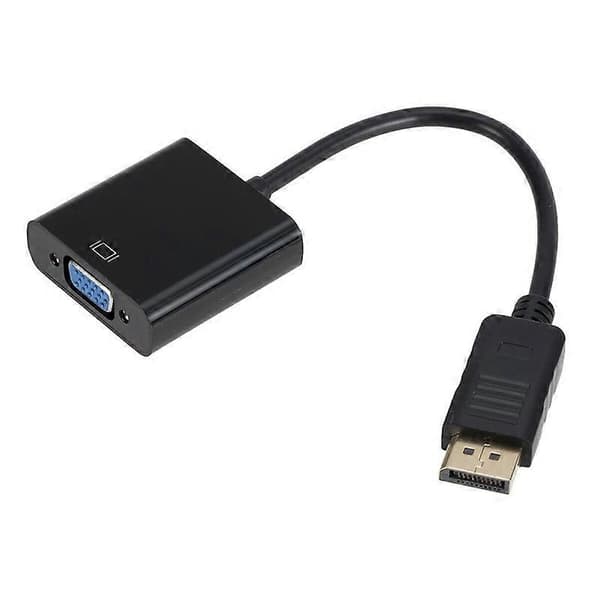 DisplayPort DP Uros-VGA Naaras-sovitinkaapeli PC-projektoritelevisiolle JIKAIX