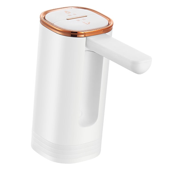 Vandflaske Dispenser PP Universal Automatisk Foldbar Bærbar Elektrisk Drikkevandspumpe til Hjem Camp Rejse Kontor Hvid