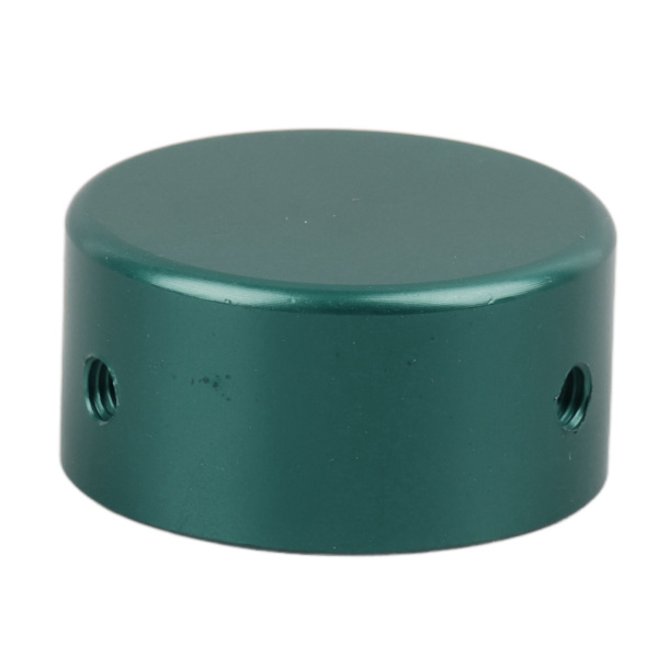 Gitarr Effekt Pedal Topper Aluminium Modern Gitarr Fotkontakt Topper Ersättning med Skiftnyckel Grön