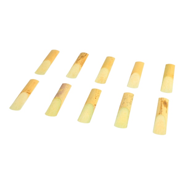 10 stk. Altsaxofon rør flad Eb sax rør instrument tilbehørssæt kit til udskiftning størrelse 3