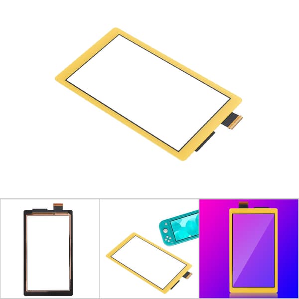 Högkvalitativ ABS Pekskärm Spelkonsol Utrustningstillbehör för SWITCH LITE gul