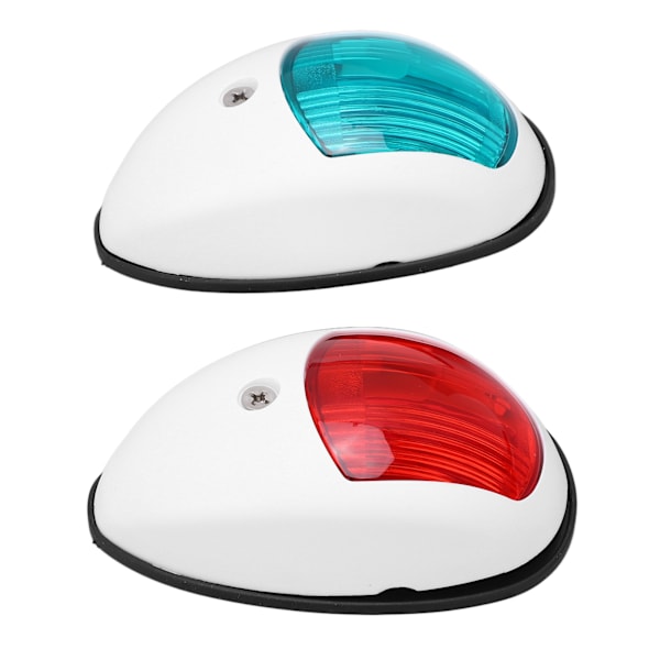2st IP66 merivoimalaivan navigointiviestivalot DC 12V 3W LED-navigointiviestivalo Punainen Vihreä valo jahdille veneelleValkoinen