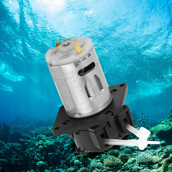 12V 1x3 Doseringspumpe DIY Peristaltische Slangkop Voor Aquarium Lab Chemische Analyse