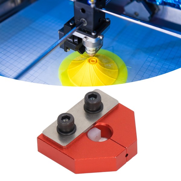 1 kpl Filamenttihitsausliittimen anturi 1,75 mm alumiiniseostarvike 3D-tulostimelle, punainen