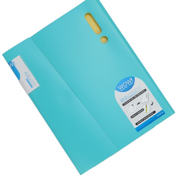Portabel mapp för studenter, utropsteckenform, elastisk filmapp A3A4, förvaringsväska för testpapper, grön
