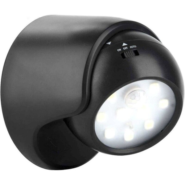 LED-lyskontrollert dobbel sensor energisparelampe Menneskekropp 360 graders rotasjon Autosensor arbeidslys