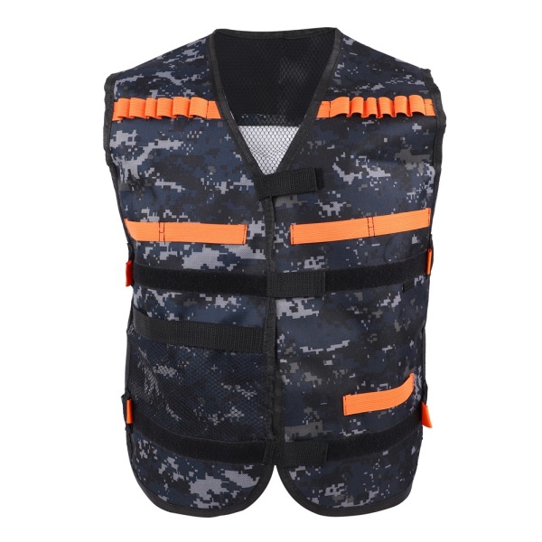 Fortykket Toy Gun Clip Jacket Foam Bullet Holder Camouflage Kids Vest