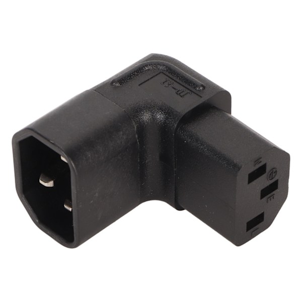 4 kpl IEC320 C14 - IEC320 C13 virtapäätä - Ammattimainen C14 - C13 virtapistokkeen sovitin UPS-, PDU-, palvelimen ja tietokoneen pistorasioille