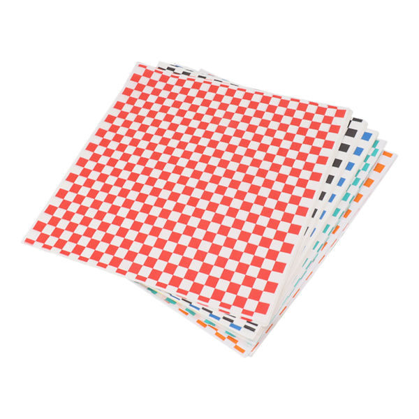 240 ark Checkered Dry Waxed Deli Paper Sheets Grease Resistant Food Basket Liners Deli Wrap Wax Paper Sheets för smörgåsar