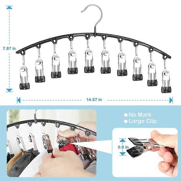 Hat Rack for Closet, Metal 2-Pack Hat Organizer Hanger Holder