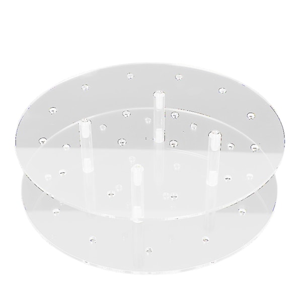 Kakepop-displaystativ 16 hull Lollipop-holder Akryl Enkel montering Godteri Dessert-holder for fest Bursdag Bryllup