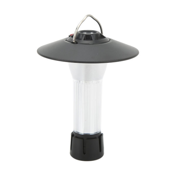 Mini LED-lampa för utomhuscamping med magnetisk sugbas och lampskärm för tält, camping och vardag