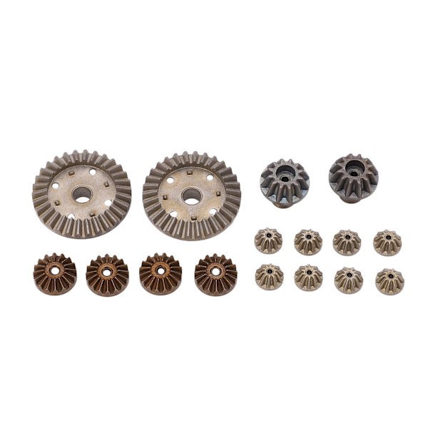 RC Differential Gear Pulverlegering Motor Driving Planet Gears för WLtoys 144001 144002 124018 124019 124017