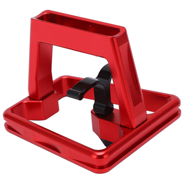 Folding Bike Front Carrier Adapter Aluminium Alloy Hollow Carved Mount Base for PODAY RED