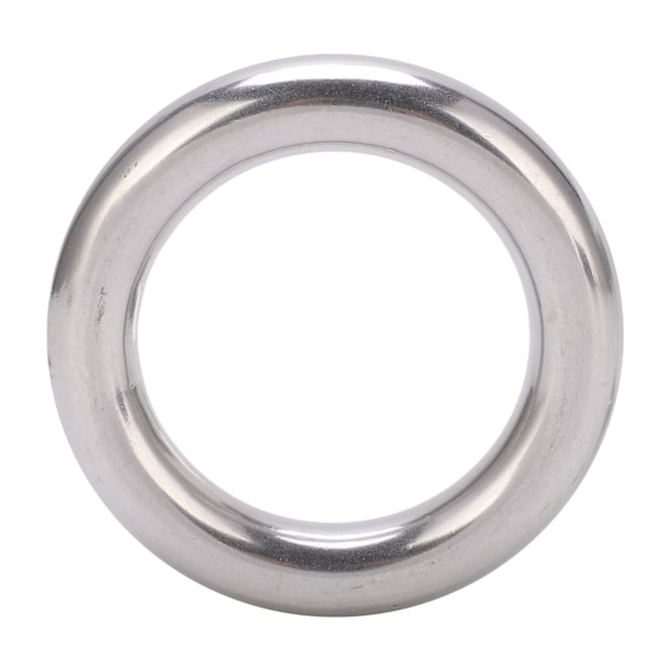 Svetsad O-ring Rostfritt stål Svetsad rund ring för navigationsdykning Hängmattor och väskor 10x40 mm