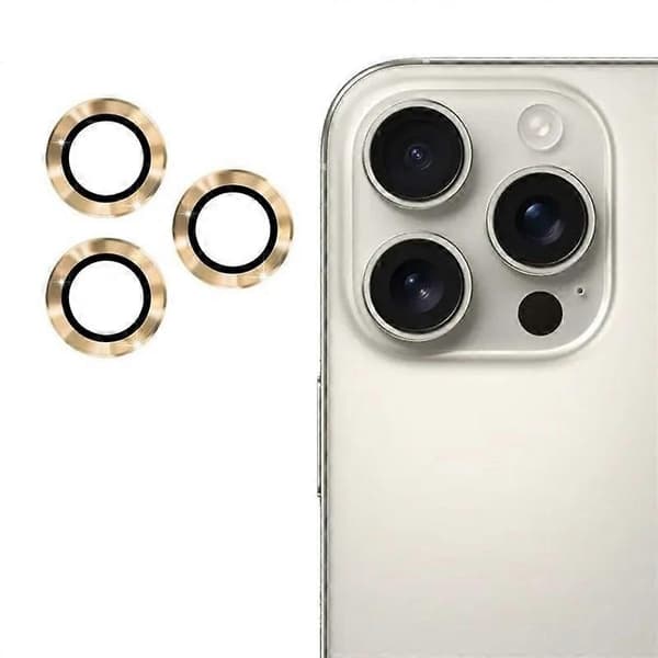 Metal Camera Lens Protector with CD Texture and Tempered Glass for iPhone 14 Pro/iPhone 14 Pro Max