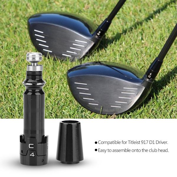Kestävä alumiiniseos Golfvarren adapteriholkki Tarvikkeet Titleist 917 D1 -draiverille (0,335)