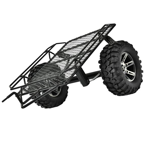 DIY Metallinen Trail Car Trailer Hopper D90 / SCX10 / TRX-4 1/10 mittakaavan RC Crawler -autoon