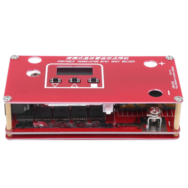 Mini punktsvetsmaskin portabel transistor 18650 litiumbatteri för kondensator