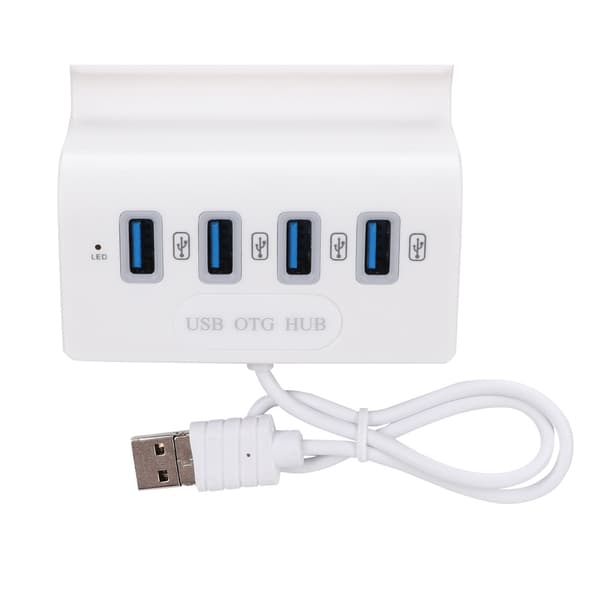 4 Port USB Hub Multiple Interfaces OTG Hub Adapter Til Telefon Tablet Desktop