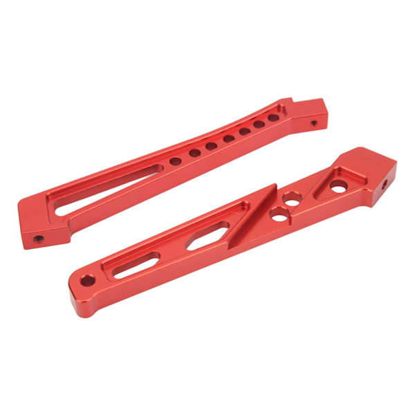 RC-chassiförstärkning Stödramfäste Stång Aluminiumlegering för ARRMA 1/7 1/8 Serie Bilar Röd