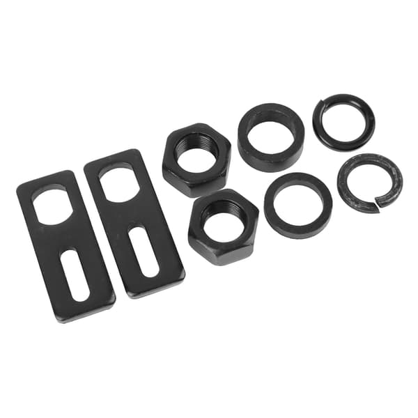 8 stk. M18 Motorakseltilbehør Aluminiumslegering Pakning Skive Mutter Universal Tilpasning