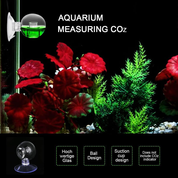 2 kpl akvaarion CO2-testeri, CO2-pisarantarkistus, akvaarion CO2-testeri, akvaariotesteri CO2-sarja Akvaariotarvikkeet akvaariokasveille