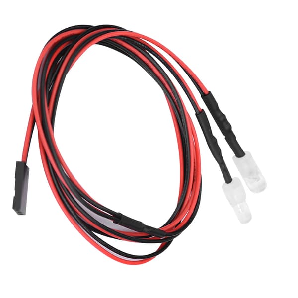 2 STK 5 mm frontlykter RC tilbehør LED-lys for 1/10 modell driftbil (11# blått lys)