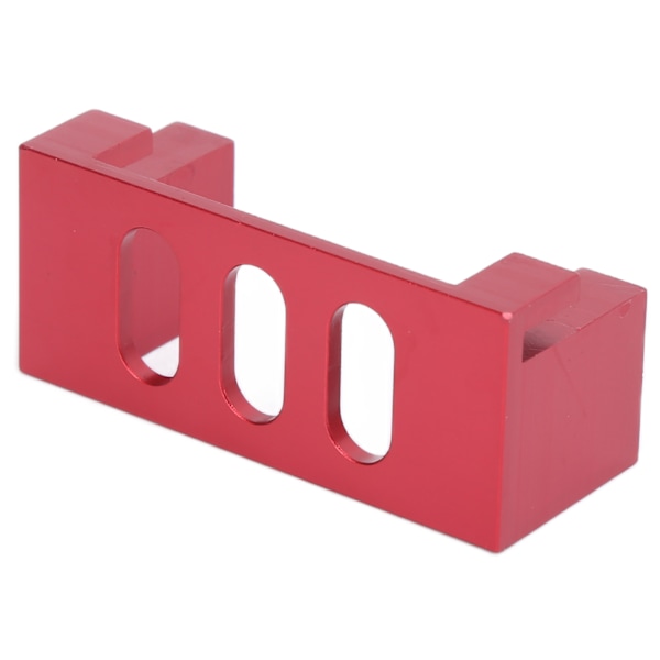 Metallinen ohjausservon kiinnityslevy kiinteällä alumiiniseospohjalta RC-servon kiinnityslevy WLToys 104001 1/10 RC-autolle Punainen